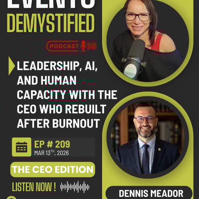 209: Leadership, AI, and Human Capacity with The CEO Who Rebuilt After Burnout ft Dennis Meador image