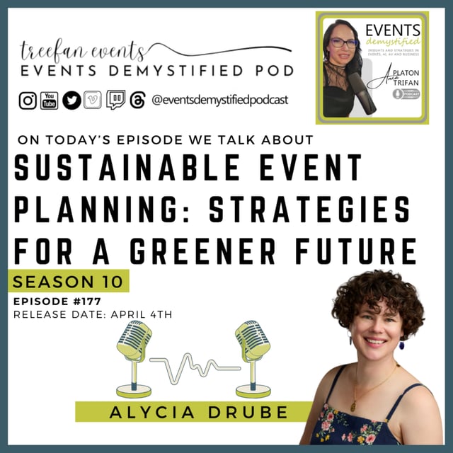 177: Sustainable Event Planning: Strategies for a Greener Future ft Alycia Drube image