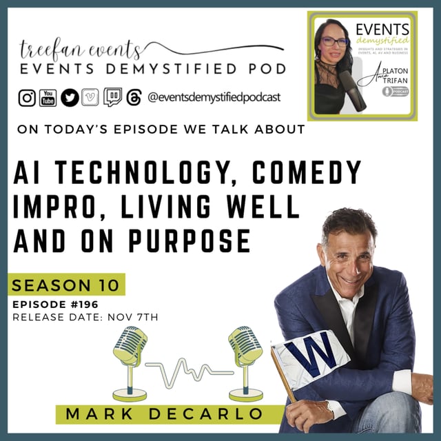196: AI Technology, Improv & Living Well and on Purpose ft. Mark DeCarlo image