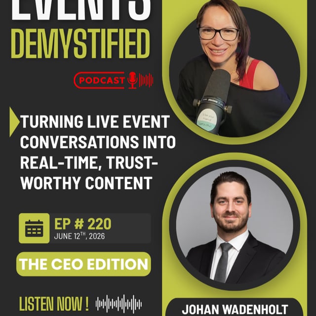 220: Turning Live Event Conversations Into Real-Time, Trustworthy Content  image