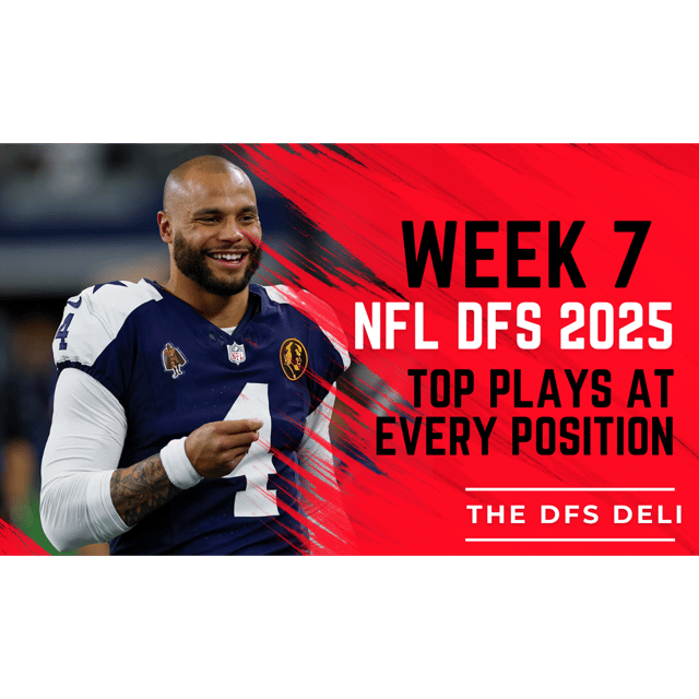 The DFS Deli: NFL Main Slate Breakdown image
