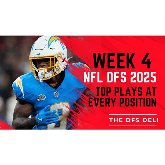 NFL Week 4 DFS Top Play: The Rise of the Rookies image
