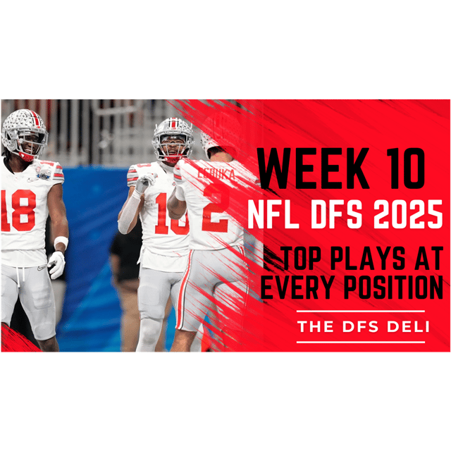 Week 10 DFS Feast: Top Plays at Every Position image