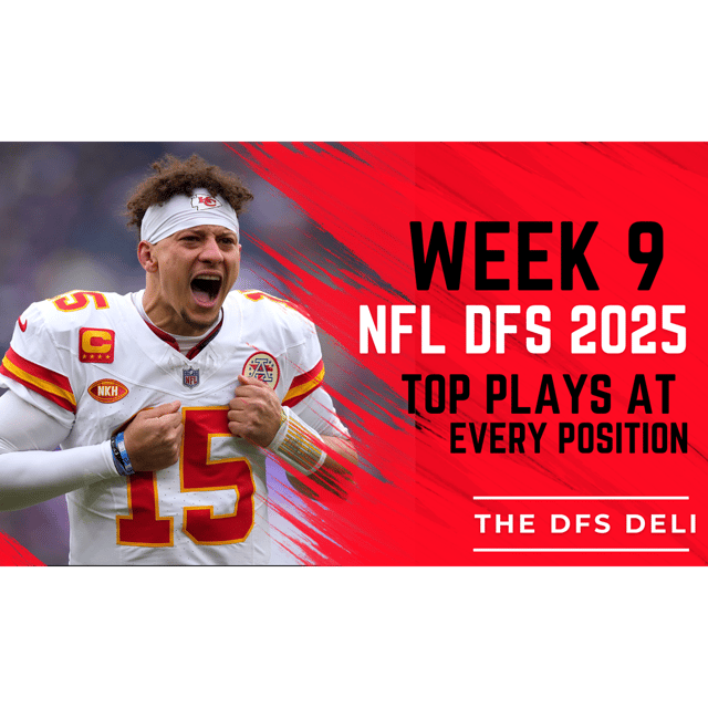 “NFL Week 9 DFS Main Slate Breakdown – Every Position, Every Edge” image