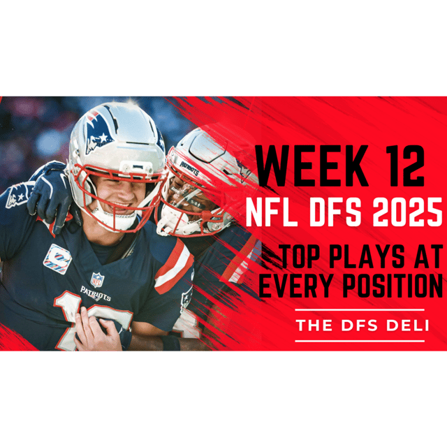 Week 12 NFL DFS Main Slate Breakdown | The DFS Deli image