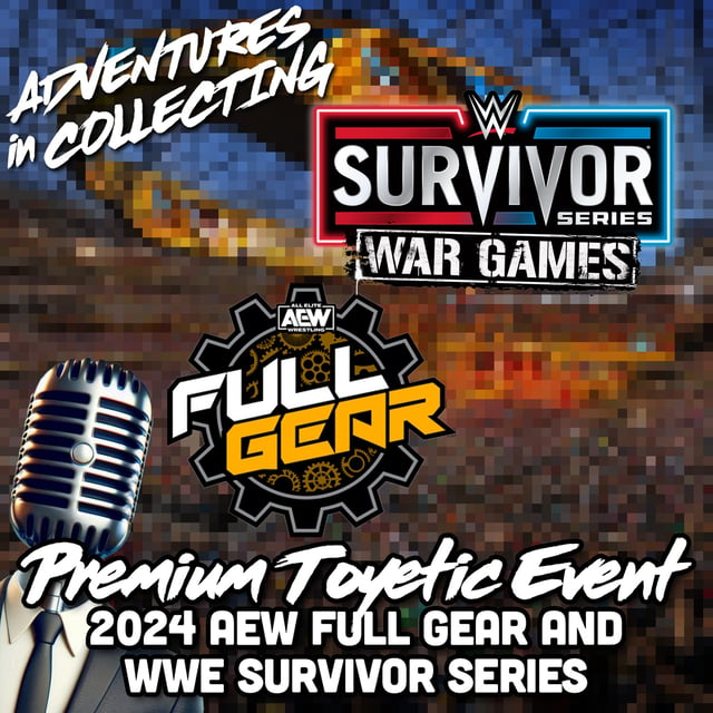 Premium Toyetic Event: 2024 AEW Full Gear and WWE Survivor Series War Games image