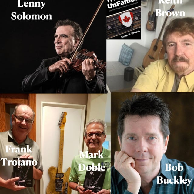 Guest Glimpses with Lenny Solomon, Keith Brown, Frank Troiano & Mark Doble, Bob Buckley image