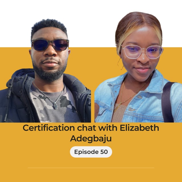 Certification chat with Elizabeth Adegbaju image