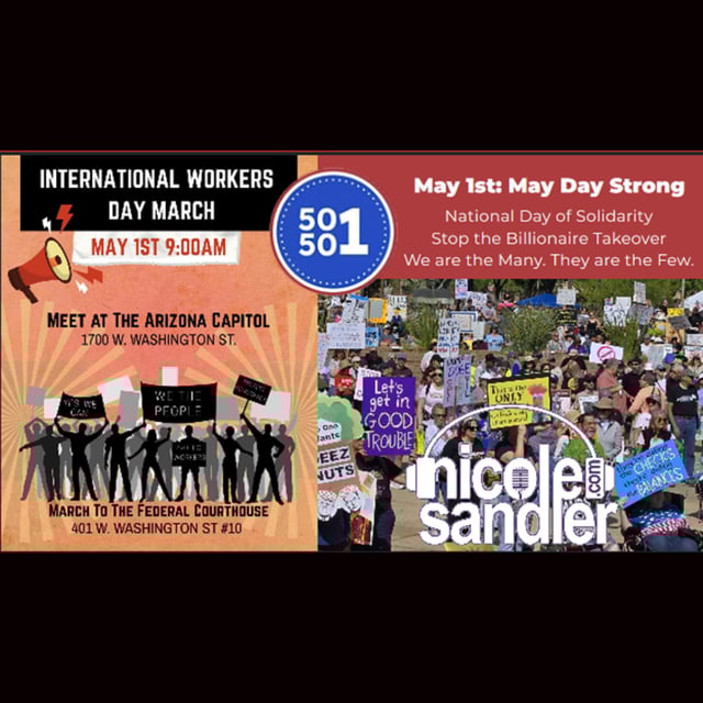 20250429 Activism Matters with Weird Violet on the Nicole Sandler Show image
