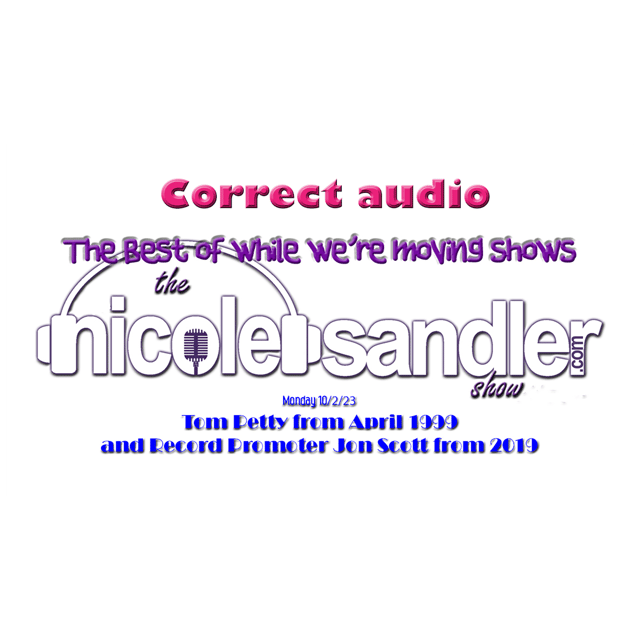 20231007 Nicole Sandler Tom Petty interview show with the correct audio image