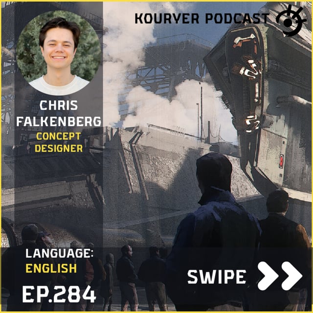 Exploring the World of Concept Art with Chris Falkenberg - Kouryer podcast #284 image