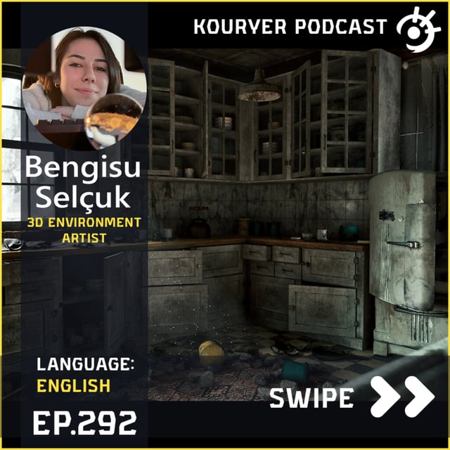 Learning 3d Environment art with Bengisu Selçuk - Kouryer podcast #292 image