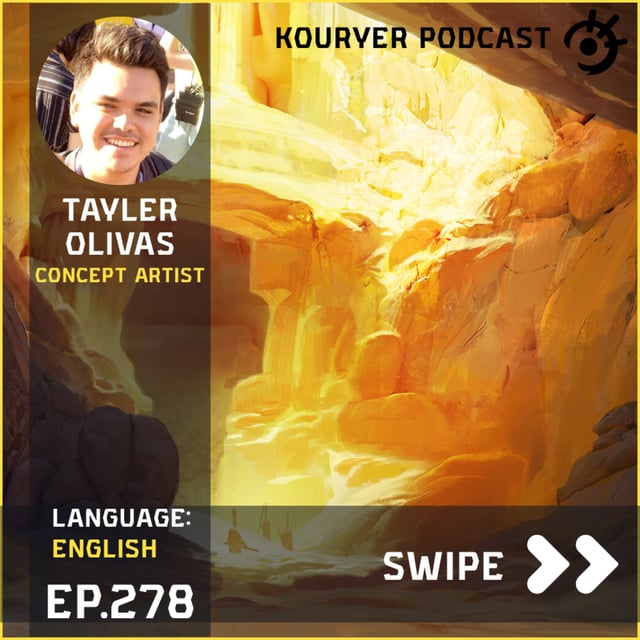 Concept Art Career Insights: Navigating the Industry with Tayler Olivas - Kouryer podcast #278 image