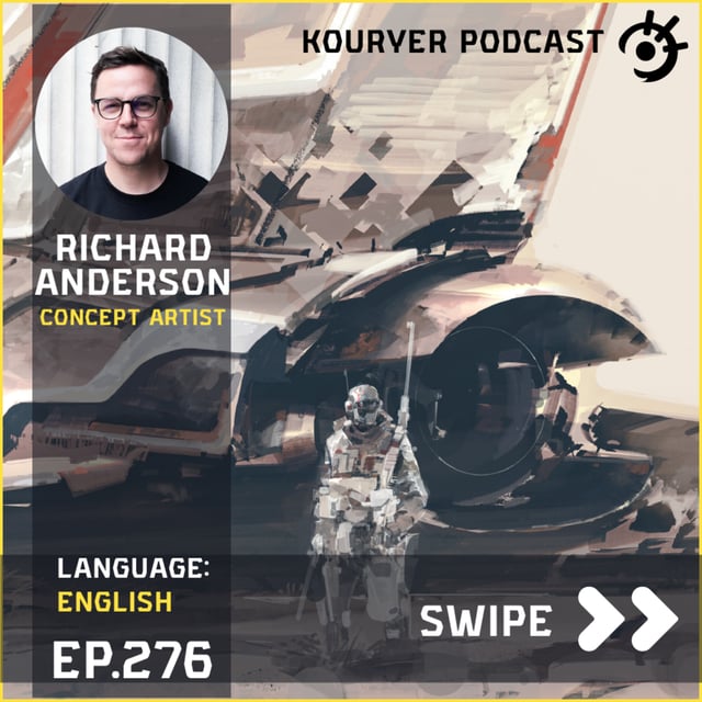 Golden rules of being a concept artist with Richard Anderson - Kouryer podcast #276 image