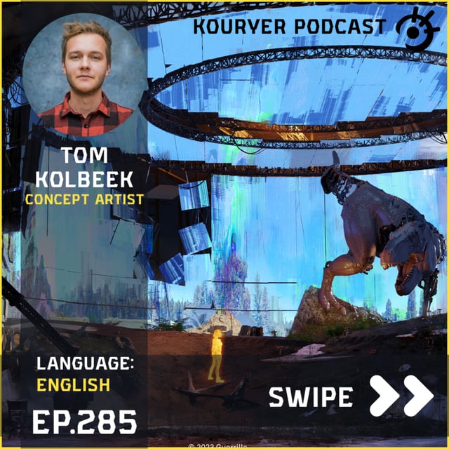 Mastering Workflow Techniques for Creating Stunning Visuals with Tom Kolbeek - Kouryer podcast #285 image