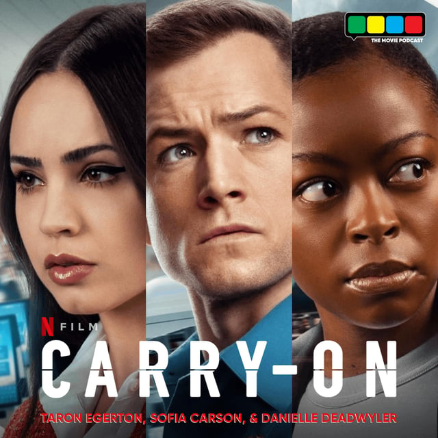 Carry-On Interview with Taron Egerton, Sofia Carson, and Danielle Deadwyler (Netflix) image