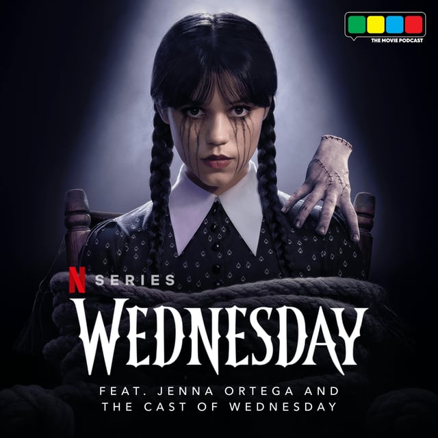Wednesday Interview with Jenna Ortega, Catherine Zeta-Jones, Steve Buscemi, Luis Guzmán, Emma Myers, Joy Sunday, and Fred Armisen (Netflix) image