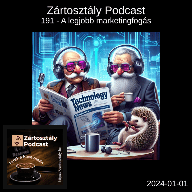 Zártosztály Podcast - 191 - A legjobb marketingfogás (2024-01-01) image