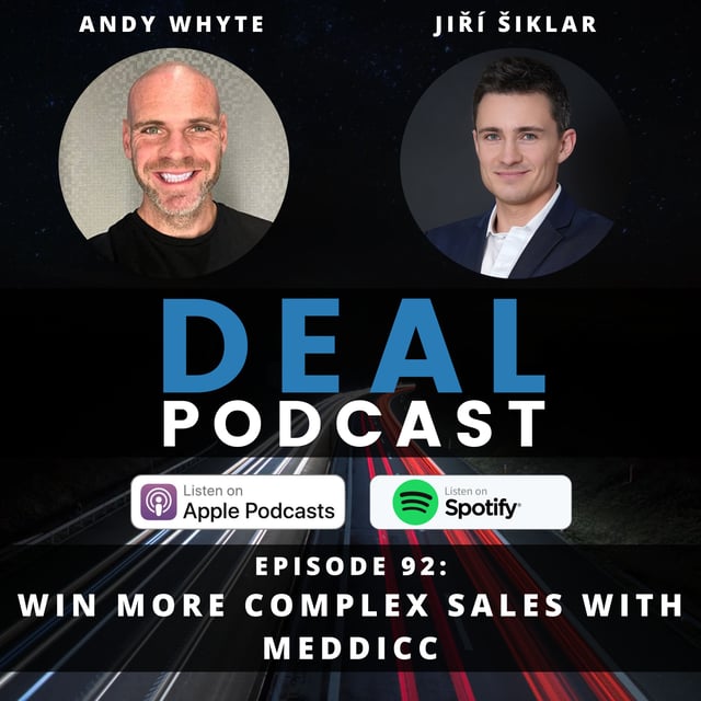 EP092 - Win more complex sales with MEDDICC - with Andy Whyte by @Jiri ...