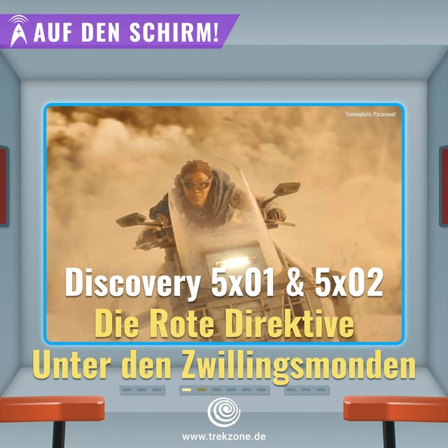Auf den Schirm! — Star Trek: Discovery 5x01 "Die Rote Direktive" / 5x02 "Unter den Zwillingsmonden" image
