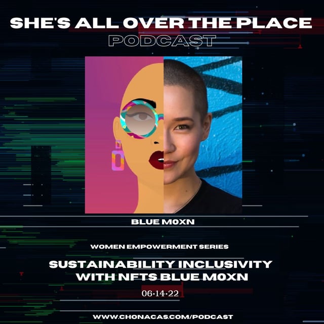 Sustainability Inclusivity with NFTs Blue M0xn image