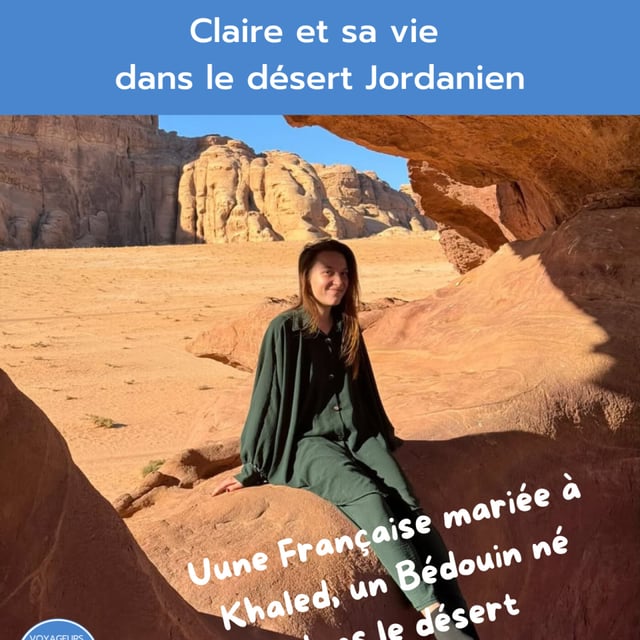 Portrait #67 - Claire, une Française mariée à Khaled, un Bédouin né dans le désert ! image