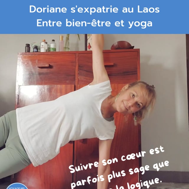 Portrait #65 - Doriane s'expatrie au Laos - entre yoga et bien-être ! image