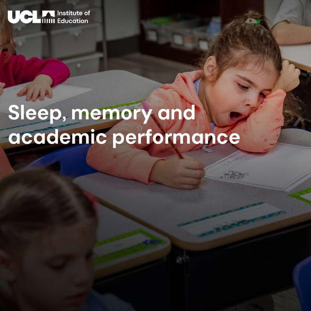 Sleep, memory and academic performance | Sleep Education and Research Lab image