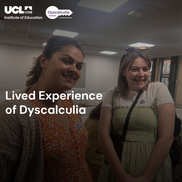 I saw it as a thing to be ashamed of | Lived Experience of Dyscalculia image