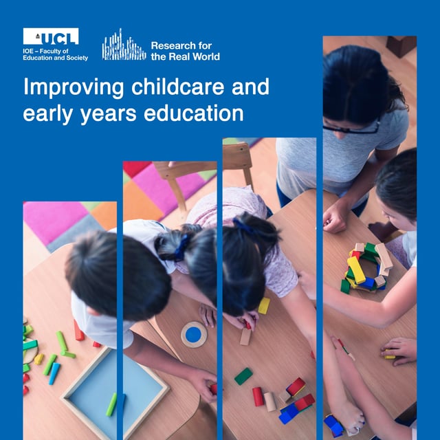 Improving childcare and early years education | Research for the Real World image