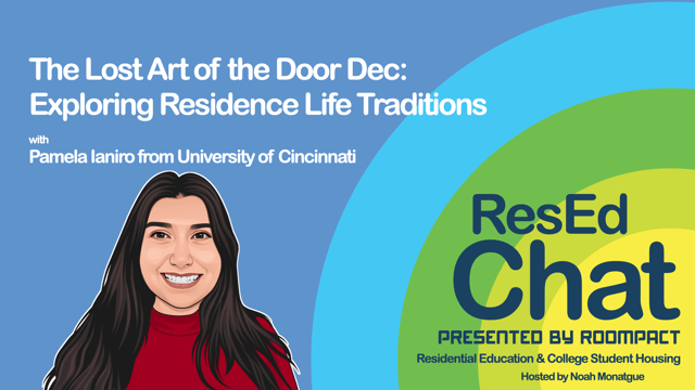 ResEdChat Ep 173: The Lost Art of the Door Dec: Exploring Residence Life Traditions image