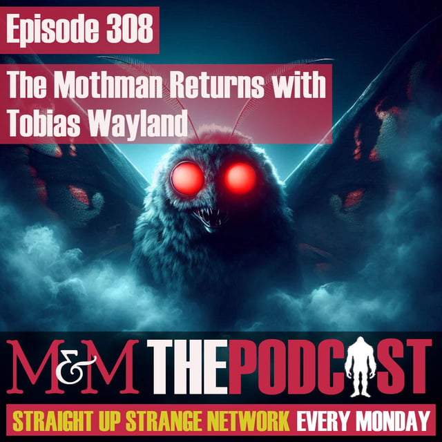 Mysteries and Monsters: Episode 308 The Mothman Returns with Tobias Wayland image