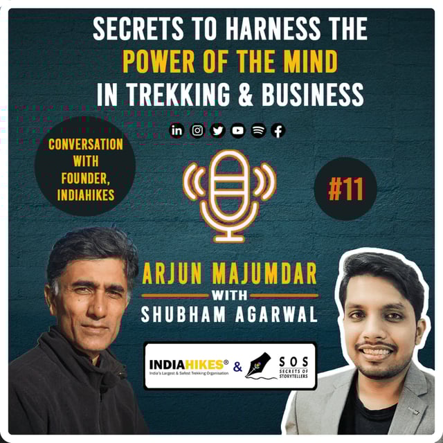 Unlock Now: Secrets to Harness the Power of Mind in Trekking & Business w Arjun, Founder, Indiahikes image
