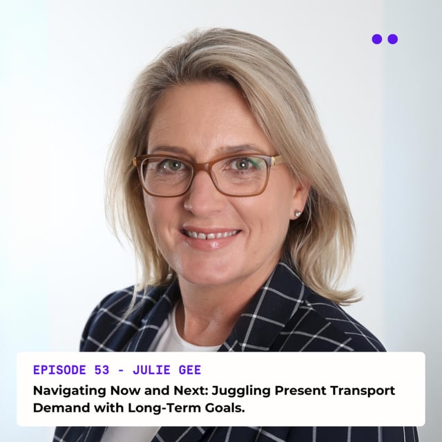 Juggling Present Transport Demand with Long-Term Goals | Interview with Julie Gee image