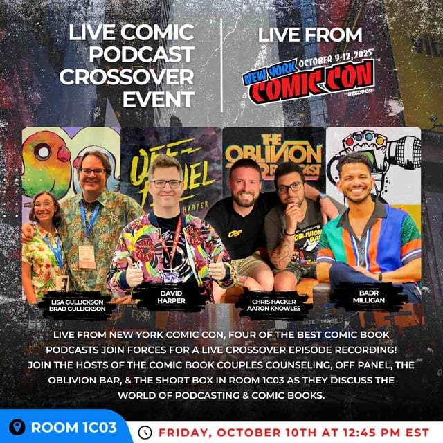Live from New York Comic Con: The Massive Comic Book Podcast Crossover Event image