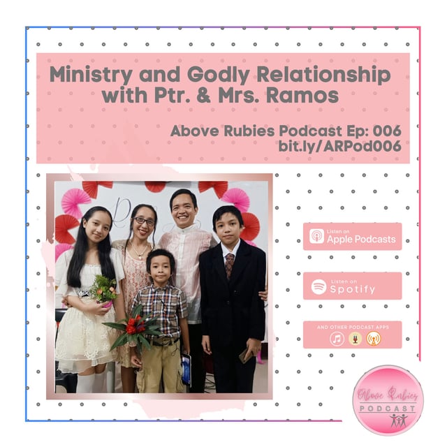 ARP 006 - Ministry and Godly Relationship with Ptr. & Mrs. Ramos image