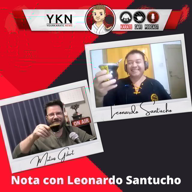 Ep.009 - Karate Cafe Podcast - Leonardo Santucho - Shorin ryu Seibukan Argentina image
