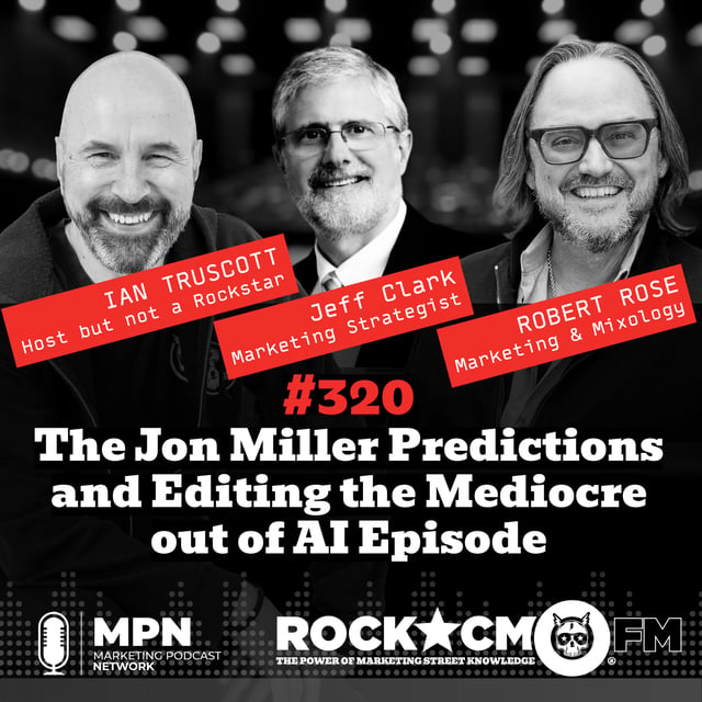 The Jon Miller Predictions and Editing the Mediocre out of AI Episode image