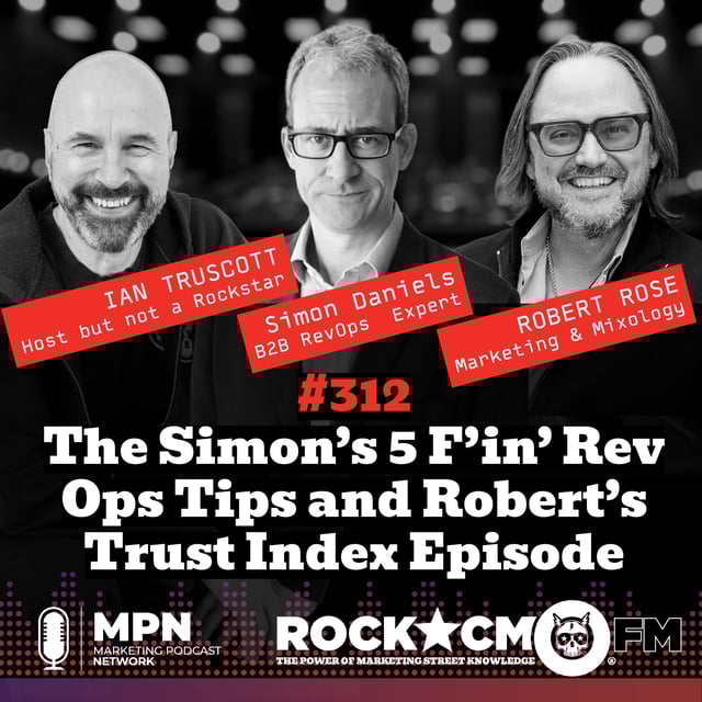 The Simon’s 5 F’in’ Rev Ops Tips and Robert’s Trust Index Episode image