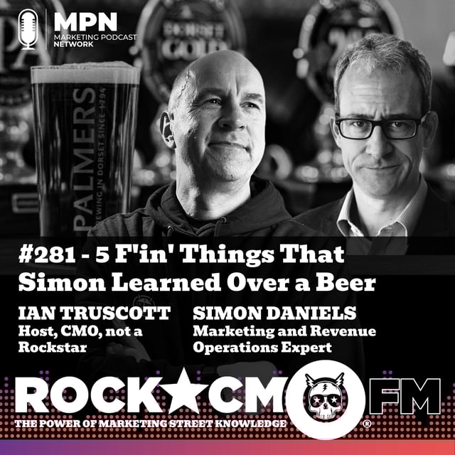 The Rockstar CMO Studio: 5 F'in' Things That Simon Learned over a Beer image