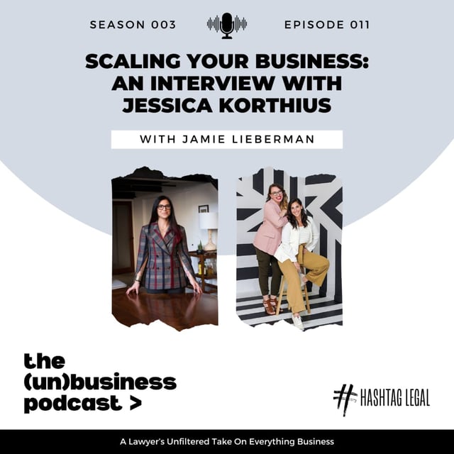Season 3, Episode 11- Scaling Your Business:  An Interview with Jessica Korthius image