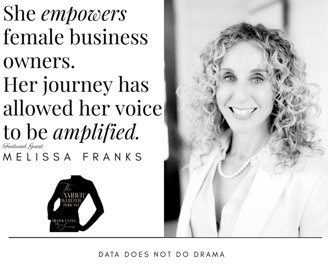 THE AMBER WEITZER PODCAST | SILHOUETTES OF SUCCESS | MELISSA FRANKS | EPISODE 142 image