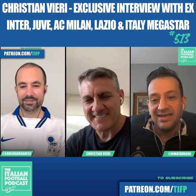 Christian Vieri - Exclusive Interview With Ex Inter, AC Milan, Juventus, Lazio & Italy Megastar image