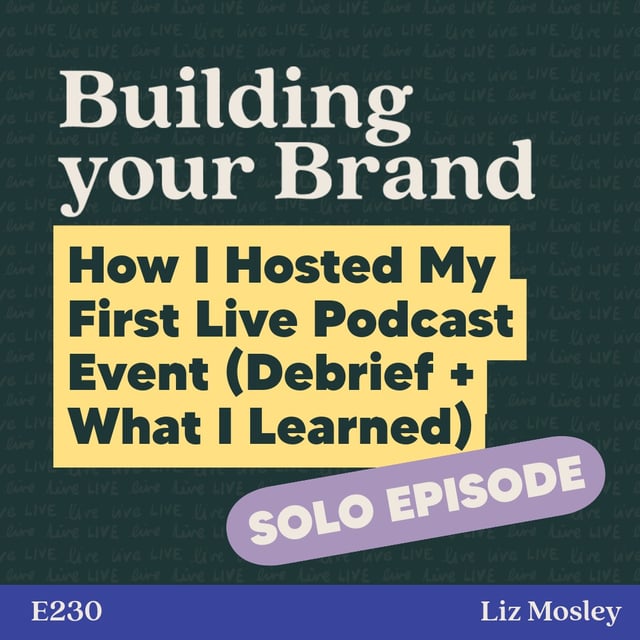 How I Hosted My First Live Podcast Event (Debrief + What I Learned) image