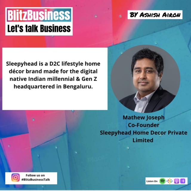 Sleepyhead is a D2C lifestyle home décor brand made for the digital native Indian millennial 