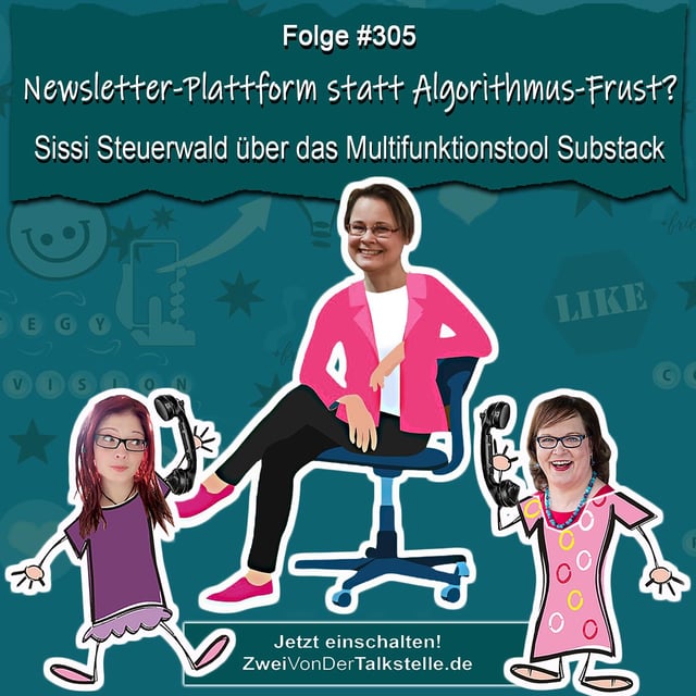 Newsletter-Plattform statt Algorithmus-Frust? Sissi Steuerwald über das Multifunktionstool Substack image