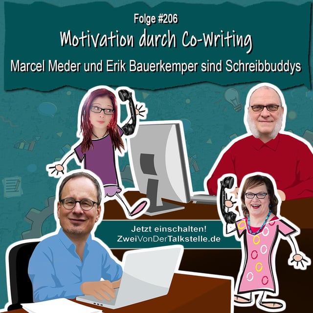 DZVDT #206 - Motivation durch Co-Writing: Marcel Meder und Erik Bauerkemper sind Schreibbuddys image