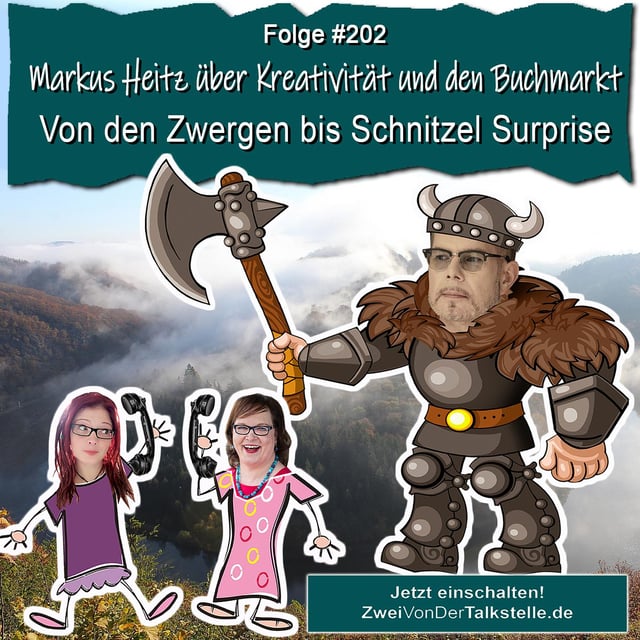 DZVDT #202 - Markus Heitz über Kreativität und den Buchmarkt: Von den Zwergen bis Schnitzel Surprise image