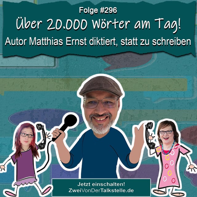 Über 20.000 Wörter am Tag! Autor Matthias Ernst diktiert, statt zu schreiben image
