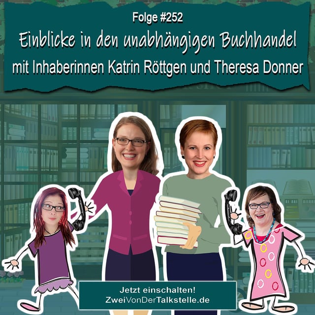DZVDT #252 - Einblicke in den unabhängigen Buchhandel mit Inhaberinnen Katrin Röttgen und Theresa Donner image